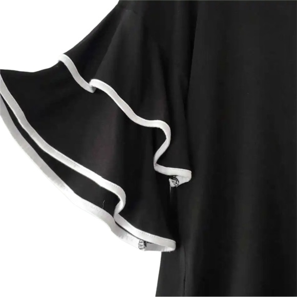 Cable And Gauge 3/4 Sleeve Top - Picture 4 of 7